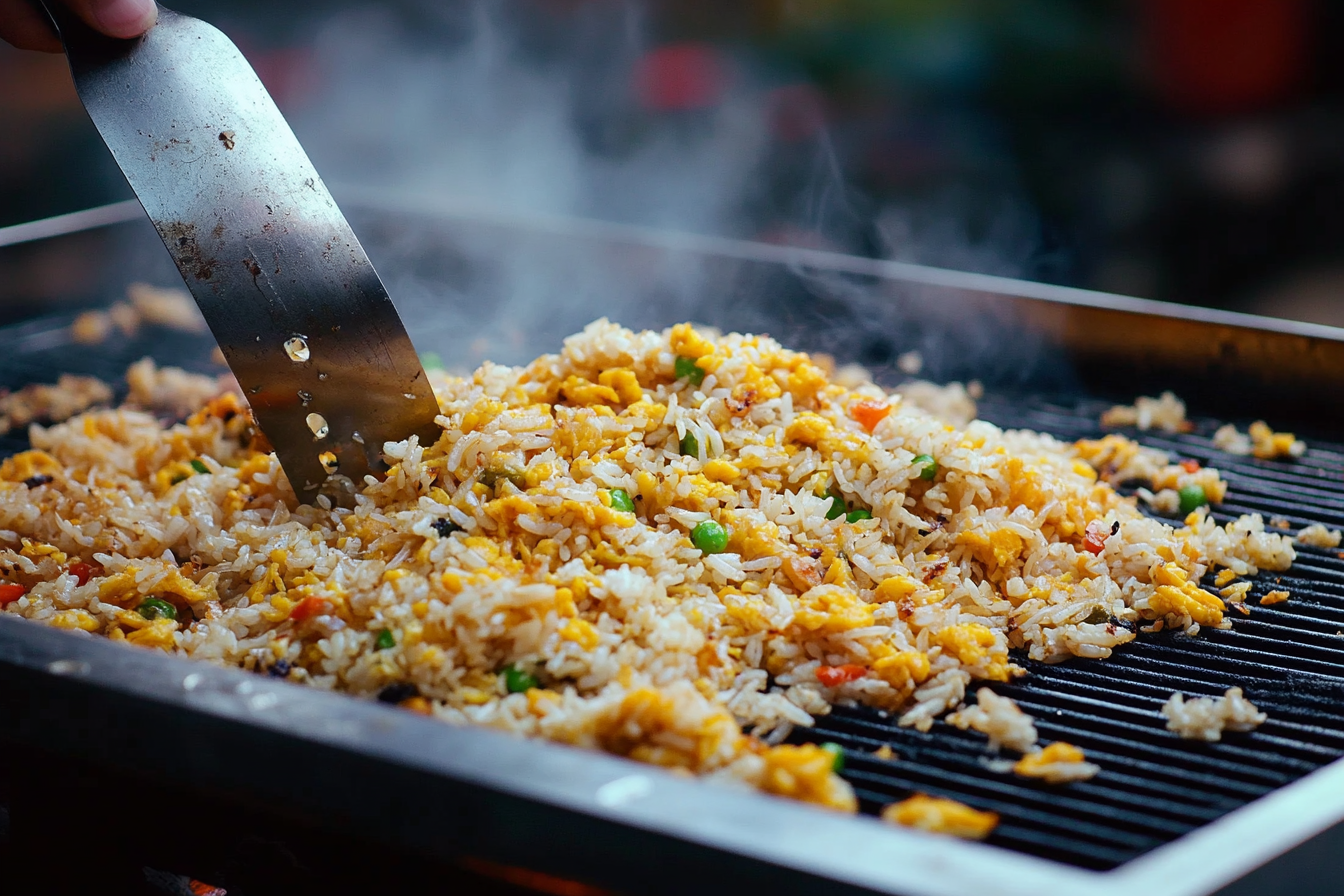 grilled fried rice