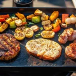 griddle meal on blackstone