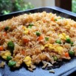 Fried rice on blackstone