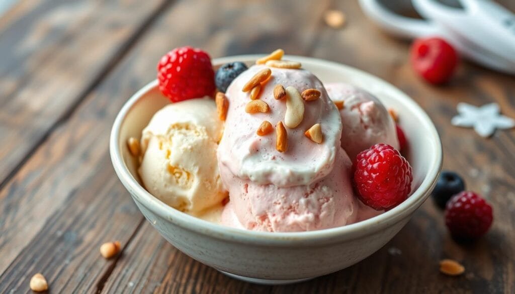 protein powder ice cream