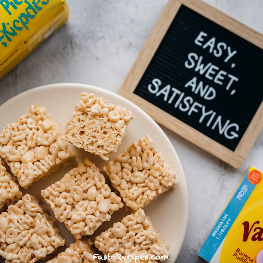 Banana Pudding Rice Krispies