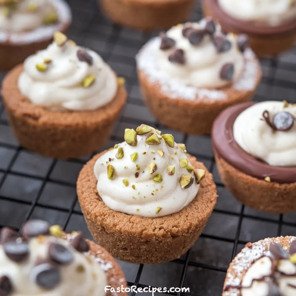 Cannoli Cookie Cups