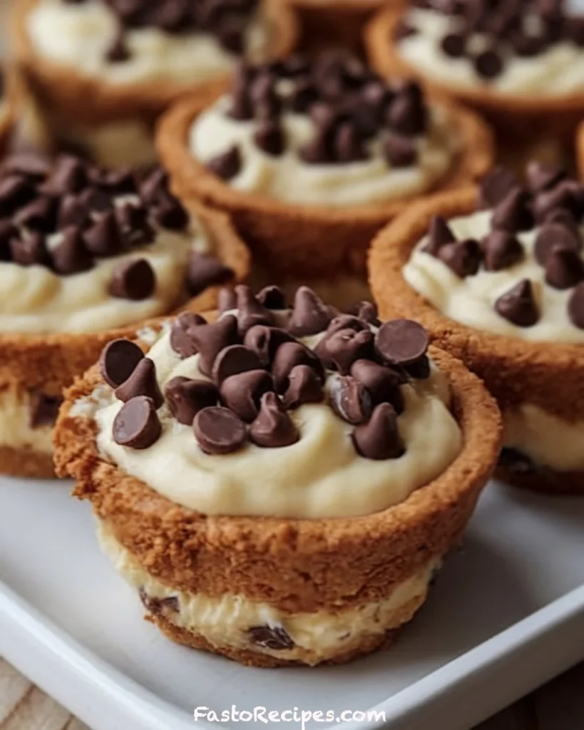 Cannoli Cookie Cups