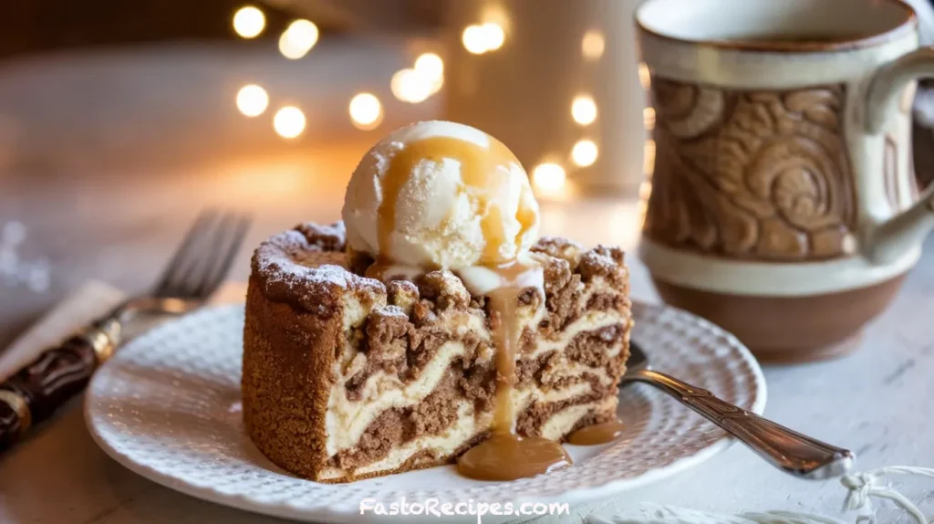 Cinnamon Roll Poke Cake