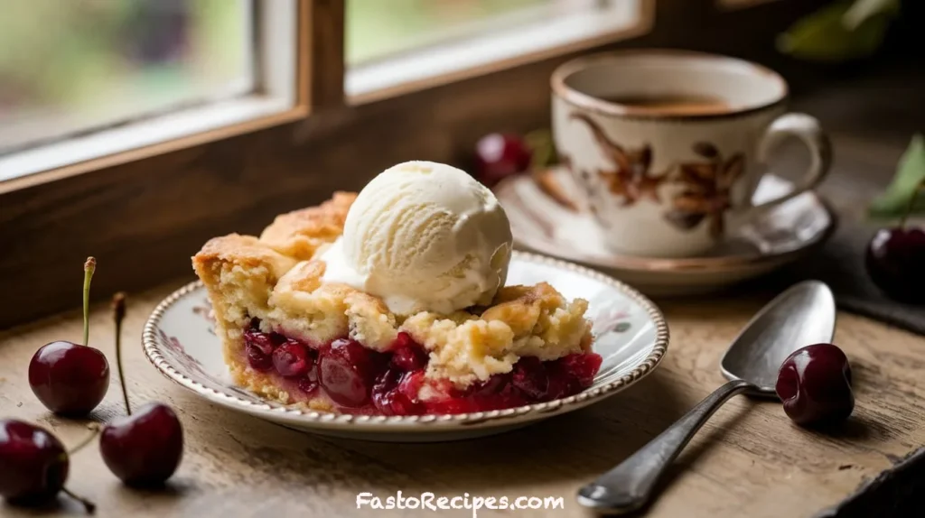 Classic Cherry Cobbler