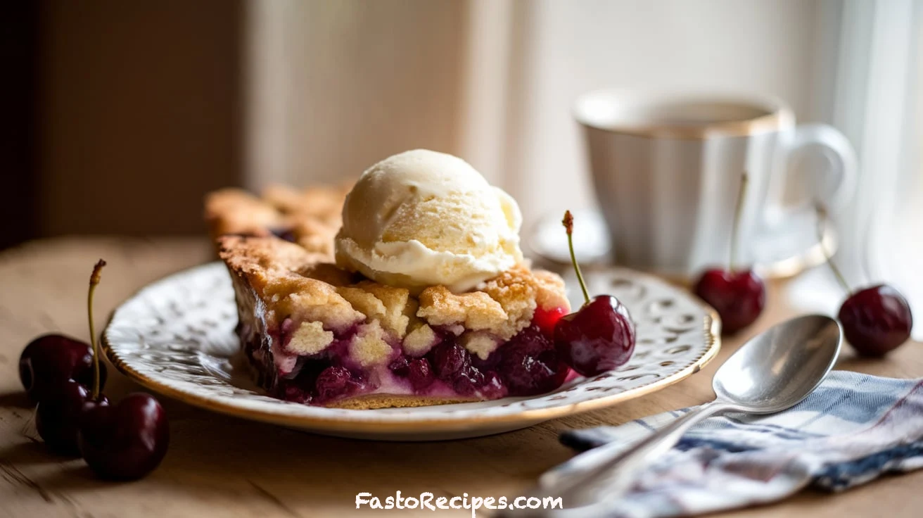 Classic Cherry Cobbler
