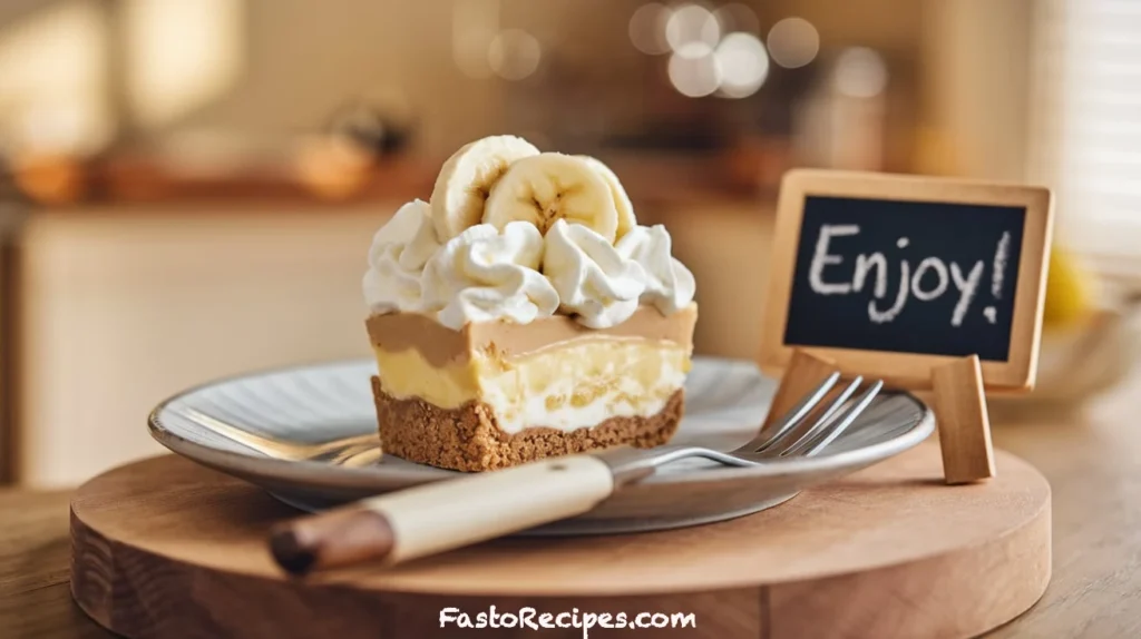 No-Bake Mini Banana Cream Pies