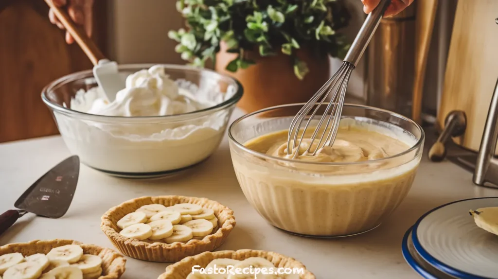 No-Bake Mini Banana Cream Pies