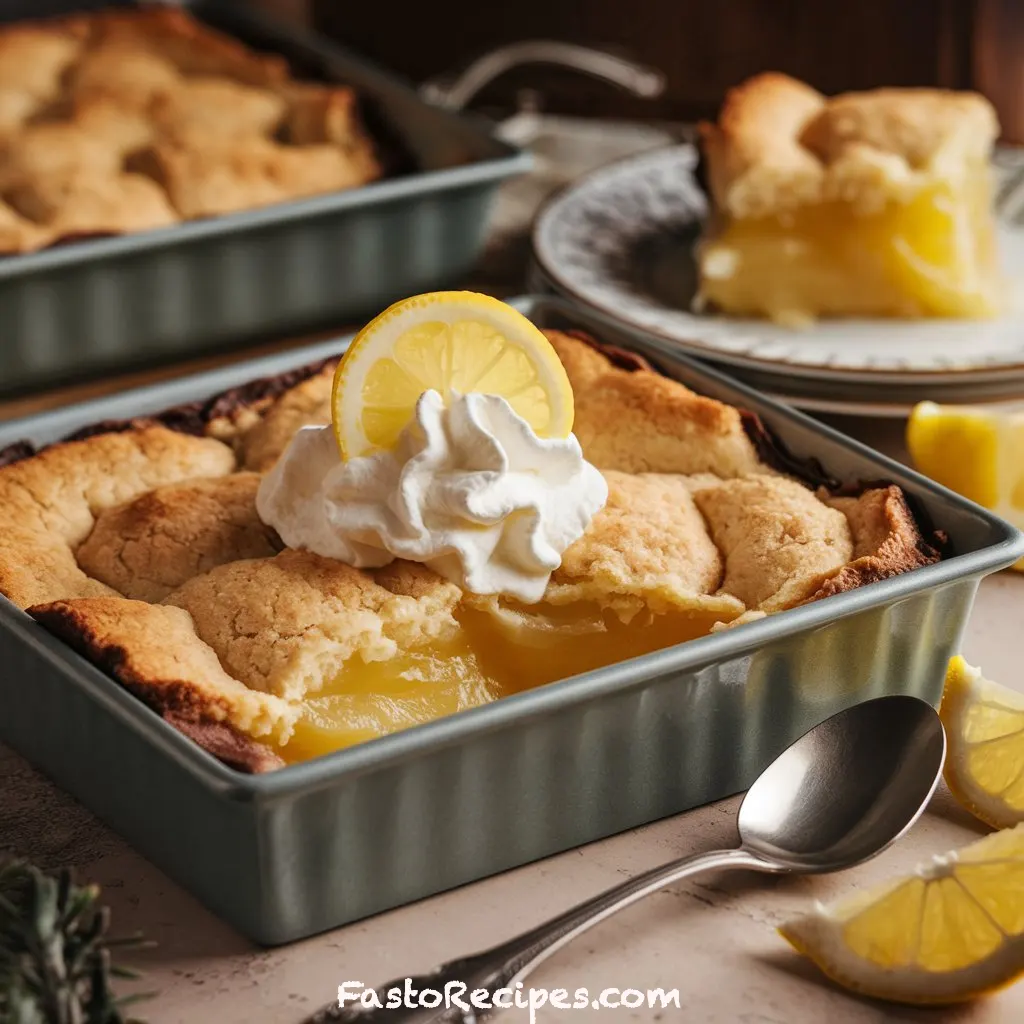 Magic Lemon Cobbler