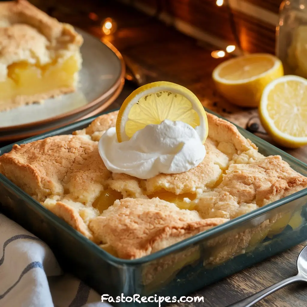 Magic Lemon Cobbler