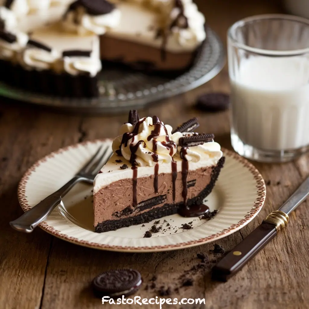 No-Bake Oreo Mud Pie