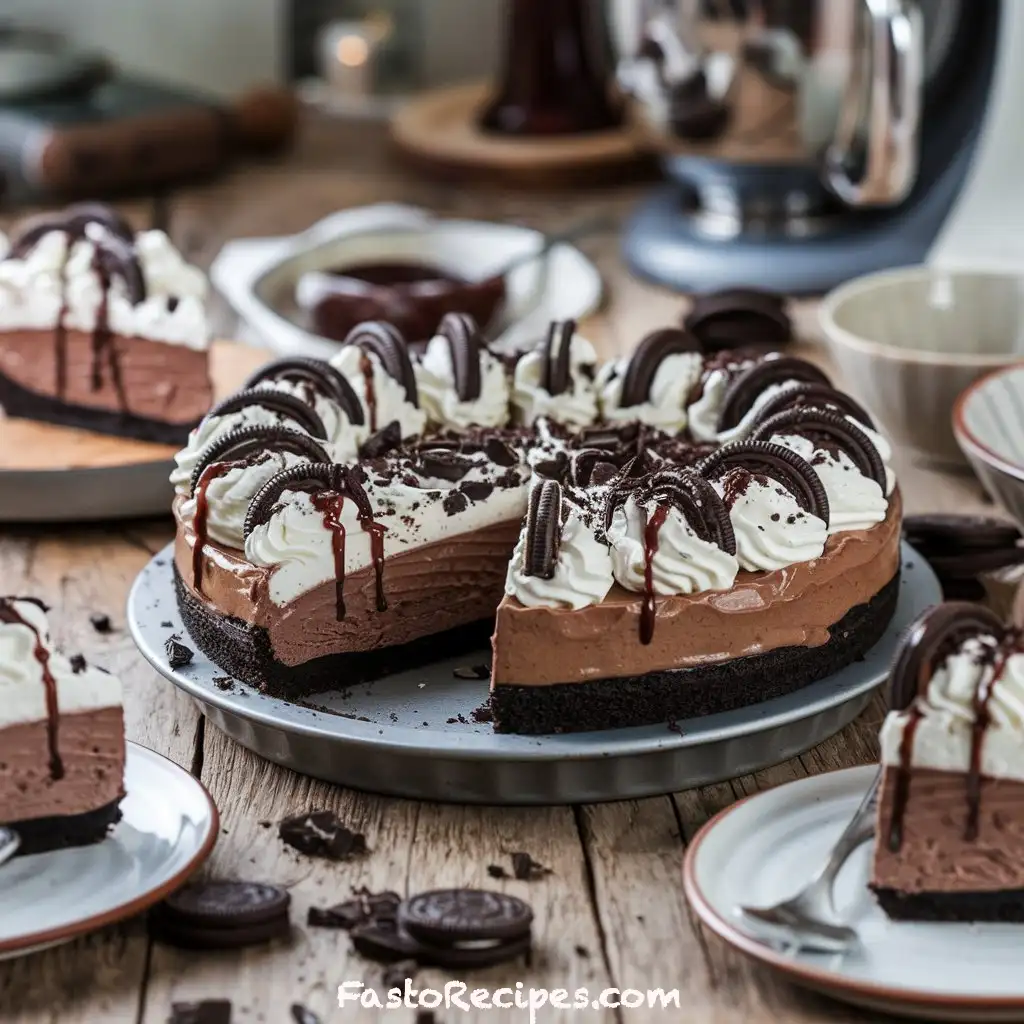 No-Bake Oreo Mud Pie