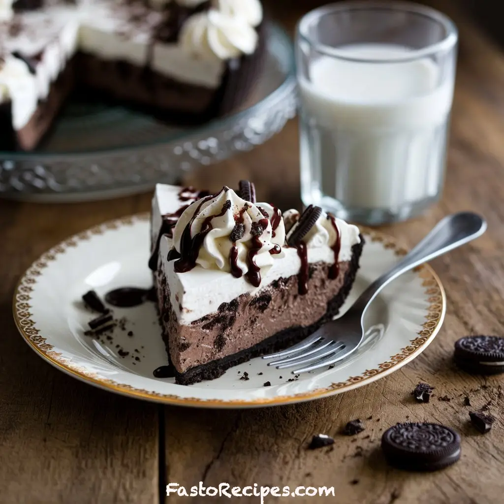 No-Bake Oreo Mud Pie