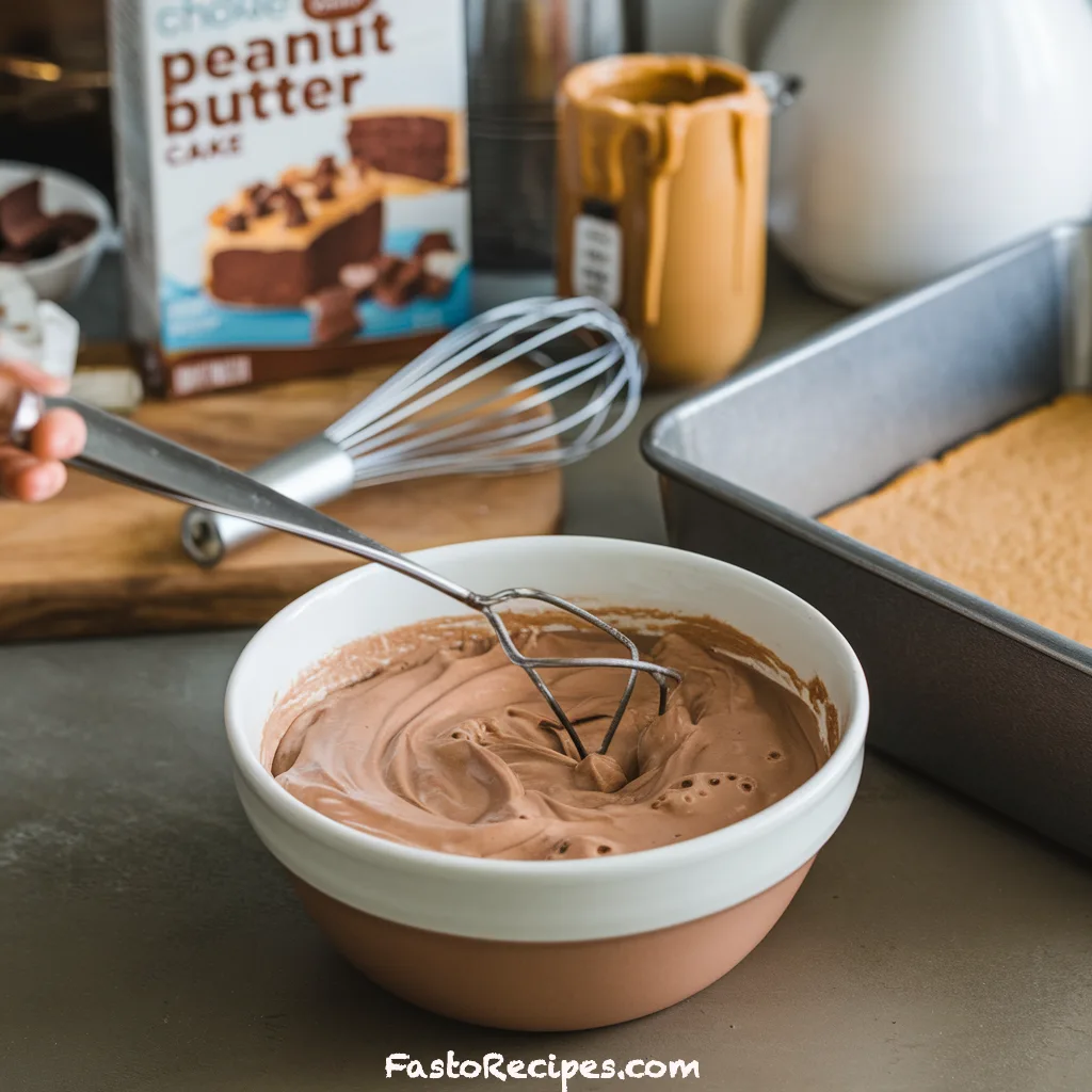 Peanut Butter Cup Dump Cake