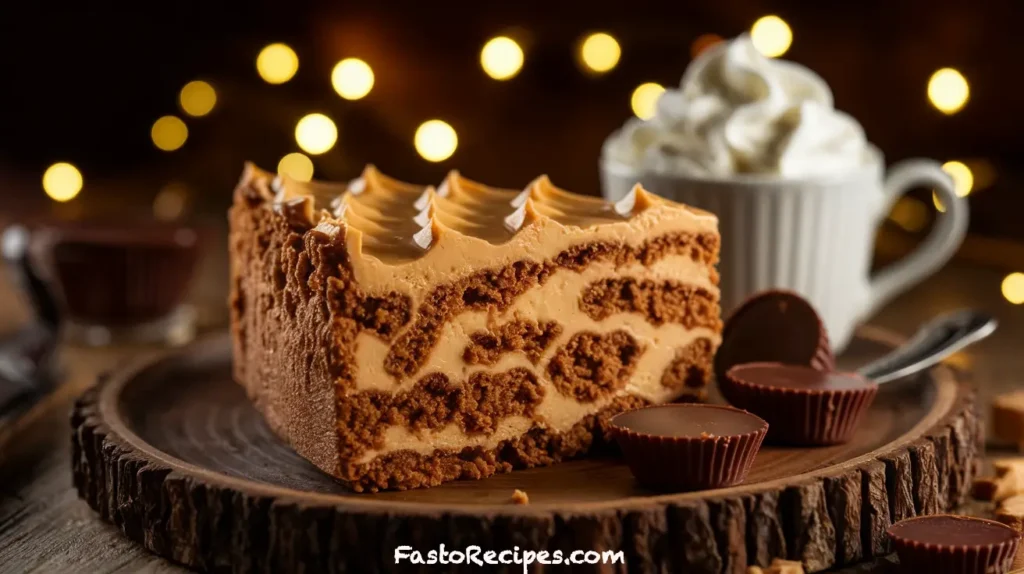 Peanut Butter Cup Dump Cake
