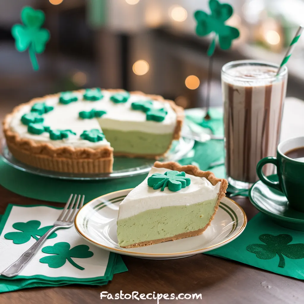 Shamrock Shake Pie