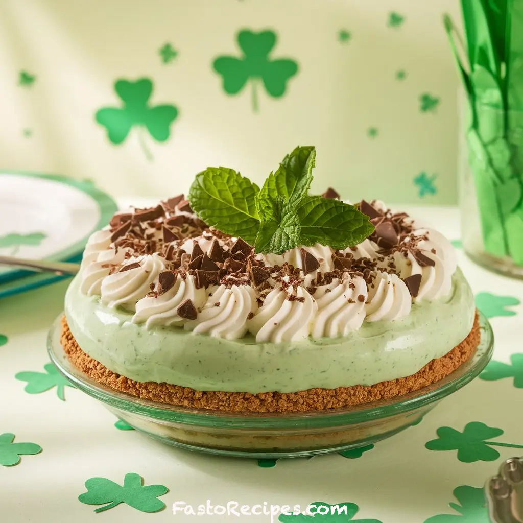 Shamrock Shake Pie
