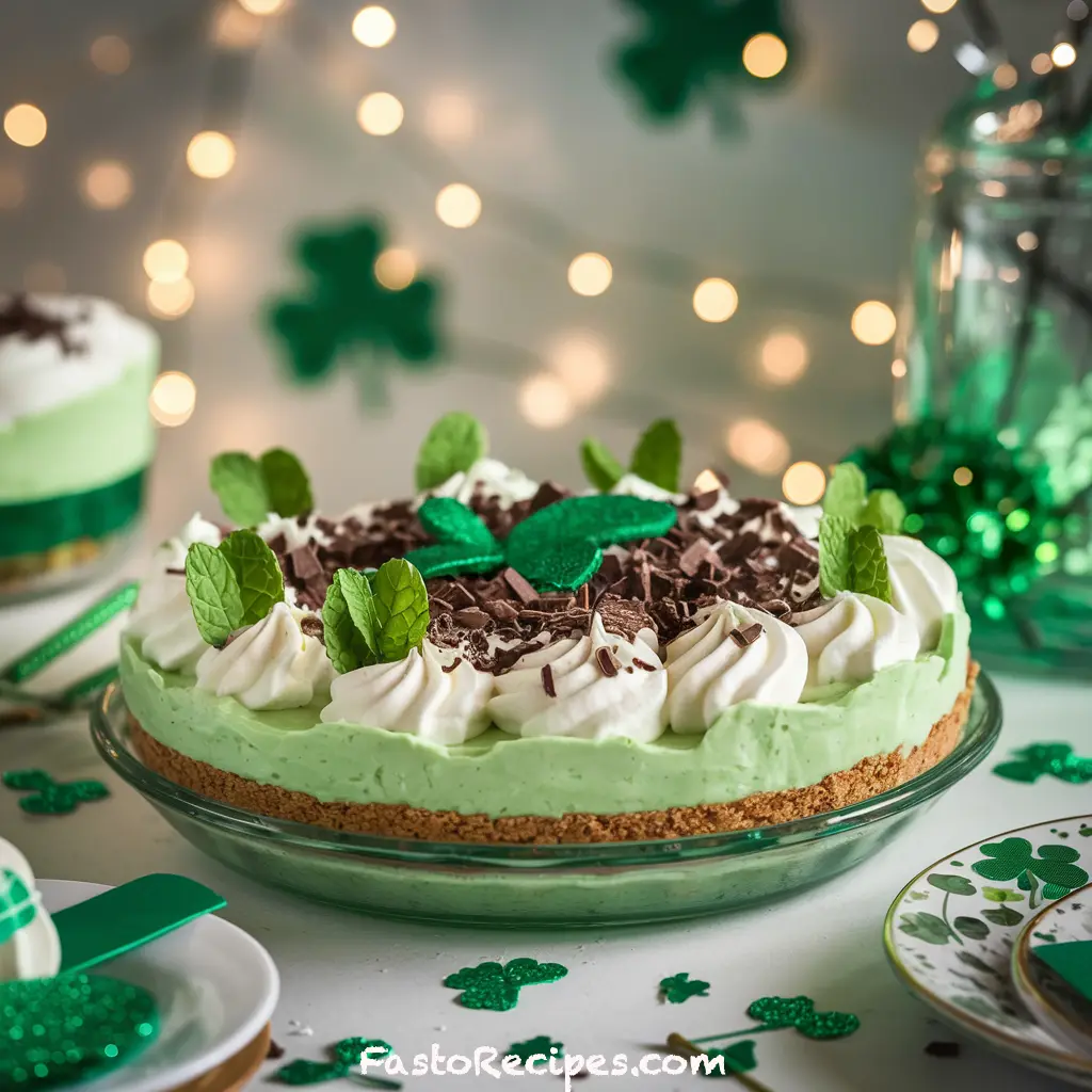 Shamrock Shake Pie