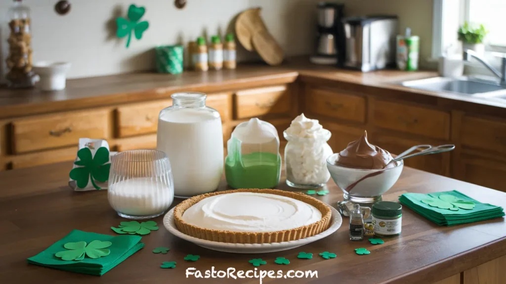 Shamrock Shake Pie