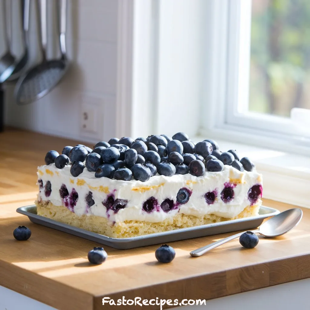 Sheet Pan Blueberry Shortcake