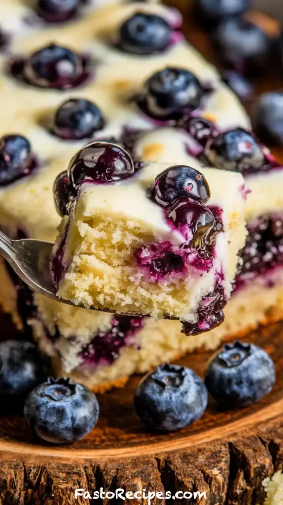 Sheet Pan Blueberry Shortcake