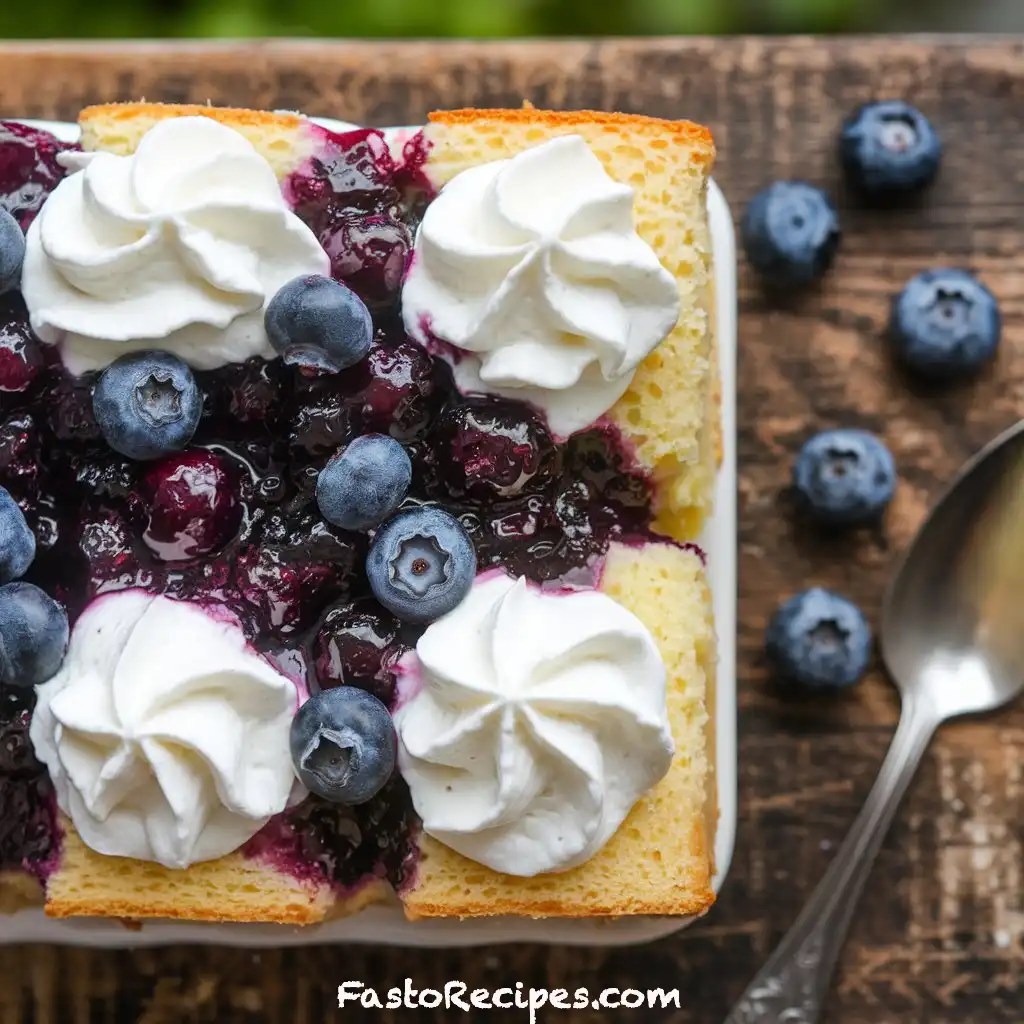 Sheet Pan Blueberry Shortcake