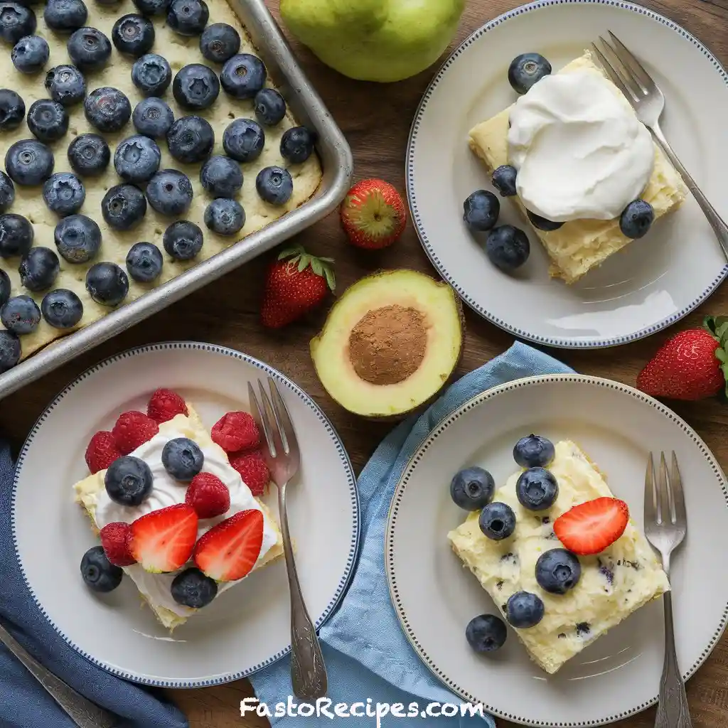 Sheet Pan Blueberry Shortcake