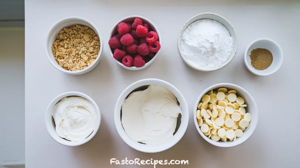 White Chocolate Raspberry Cheesecake Balls