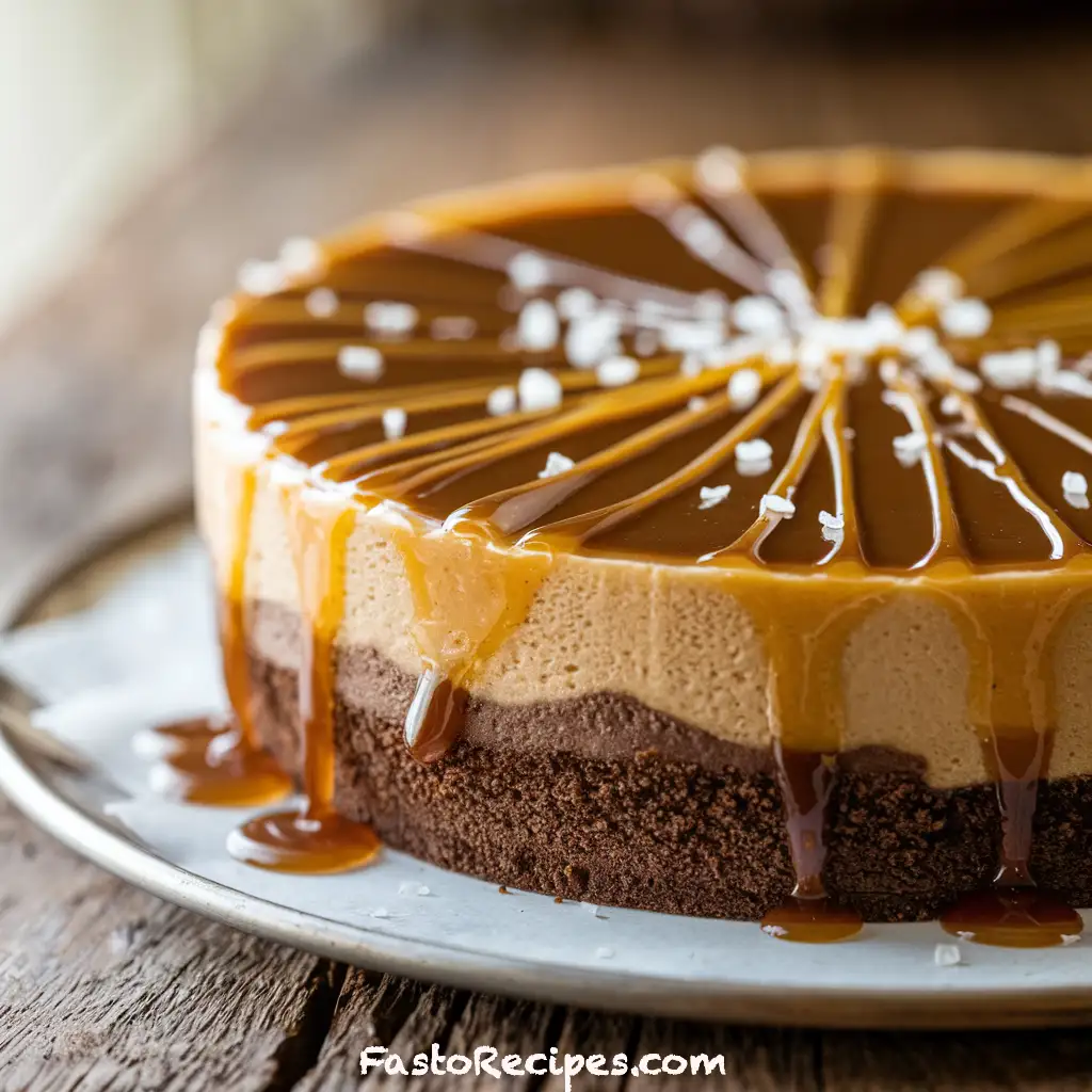 caramel brownie cheesecake