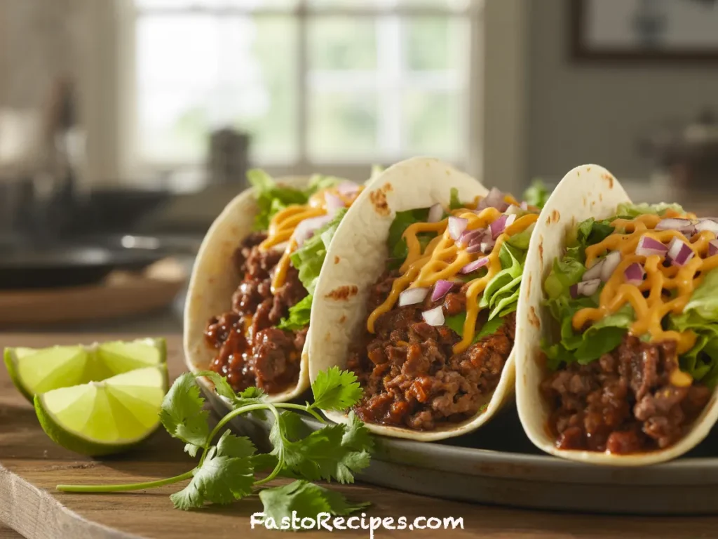 Honey BBQ Beef Tacos