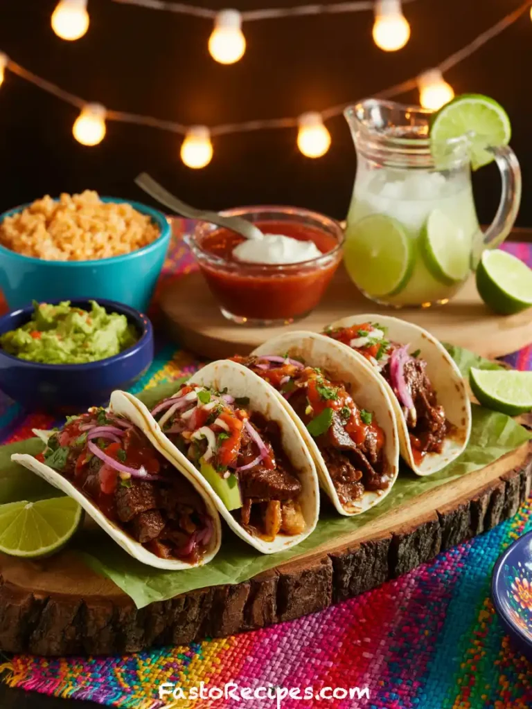 Honey BBQ Beef Tacos
