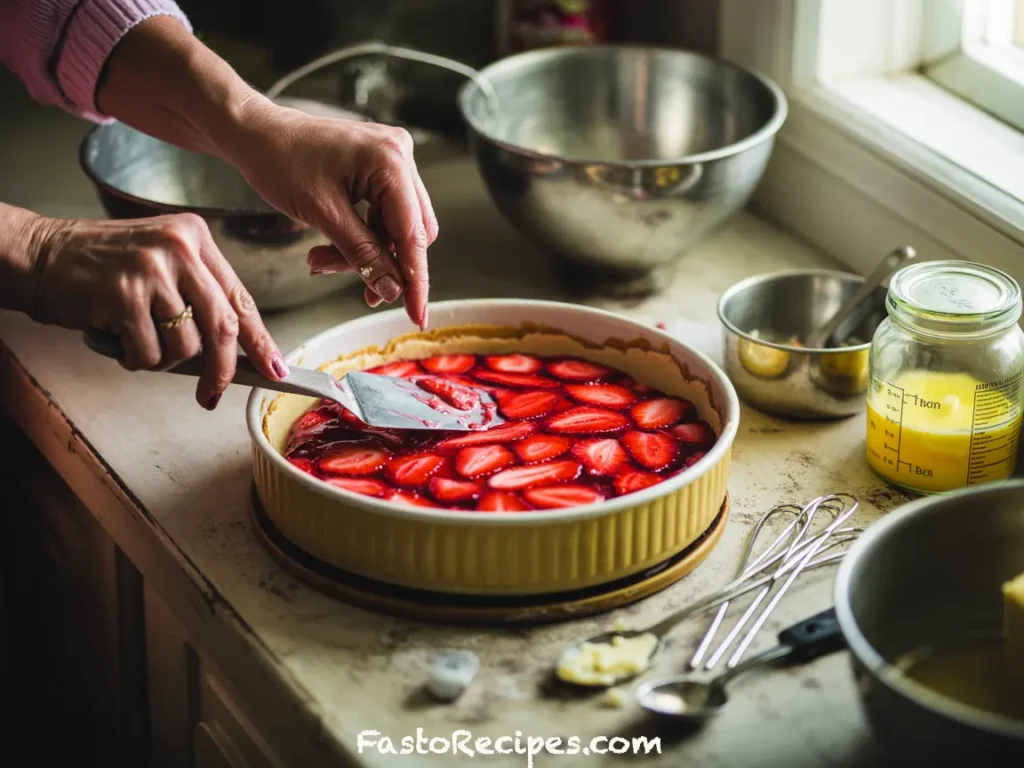 Strawberry Cheesecake Dump Cake