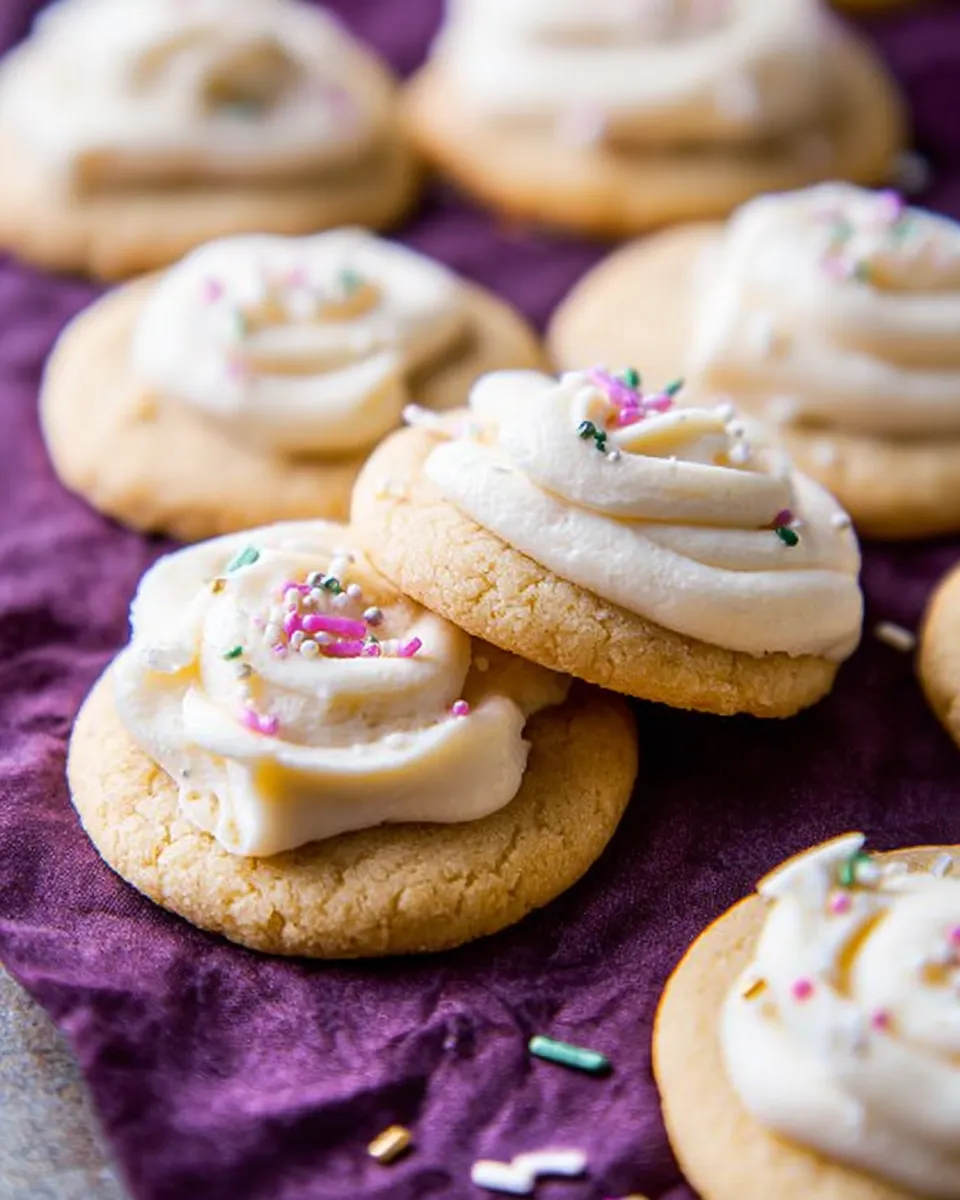 Delicious Cream Cheese Sugar Cookies Ready to Enjoy