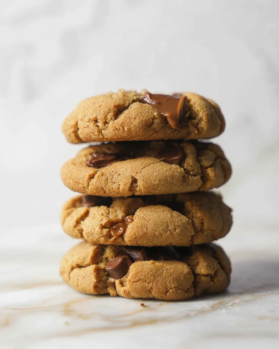 Peanut Butter Greek Yogurt Cookies Freshly Baked