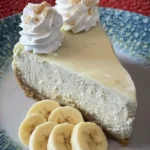 Delicious Banana Cream Cheesecake Slices