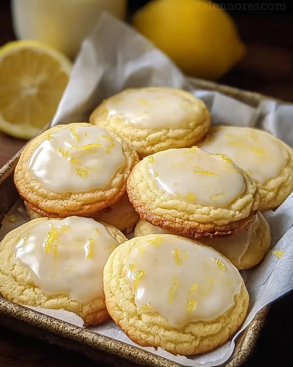 Lemon Poundcake Cookies