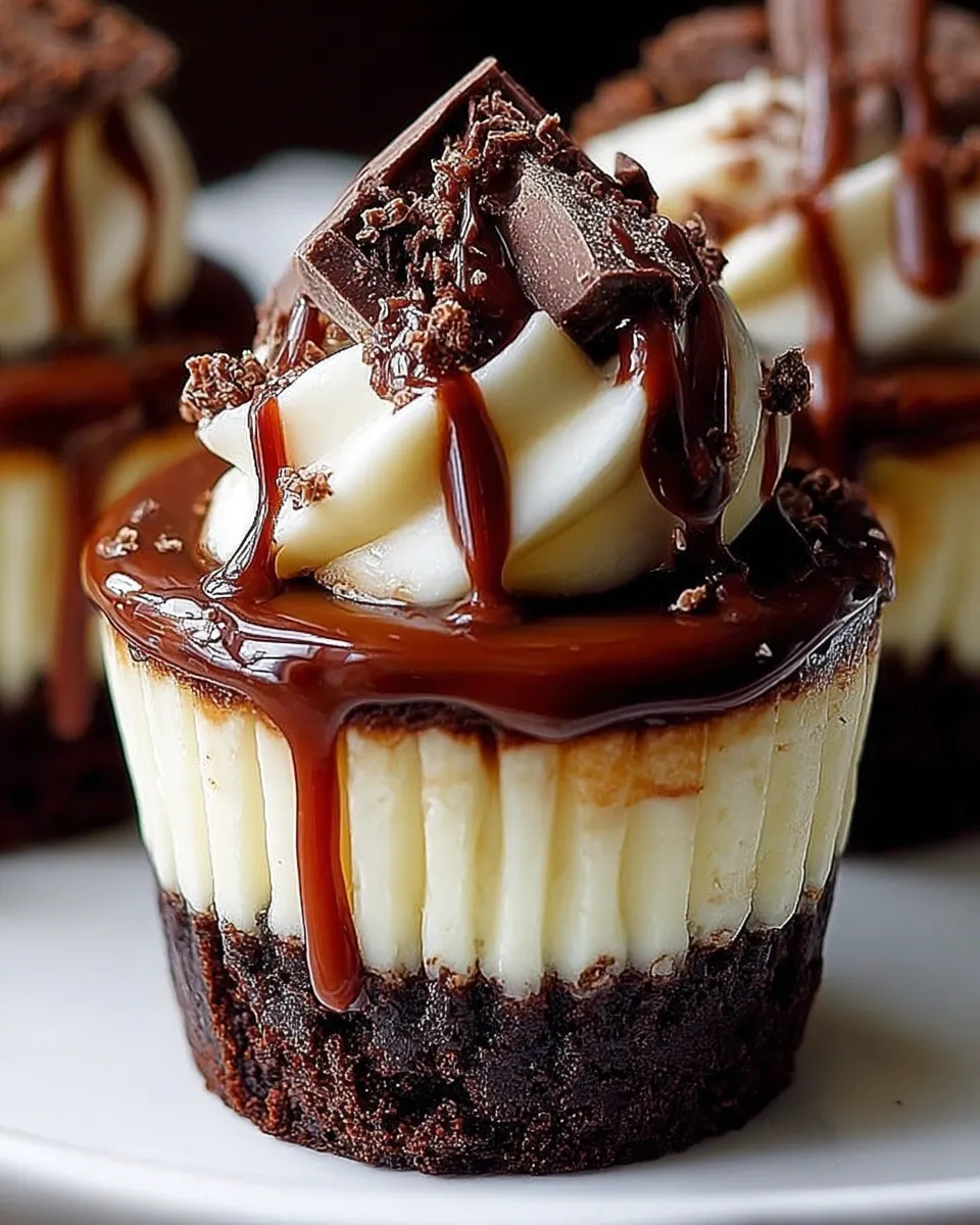 Loaded Brownie Cheesecake Cup