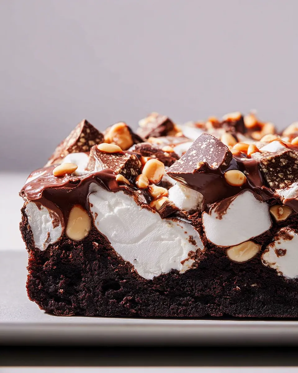 Rocky Road Brownie Cake