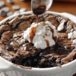Decadent Southern Chocolate Cobbler Fresh from the Oven