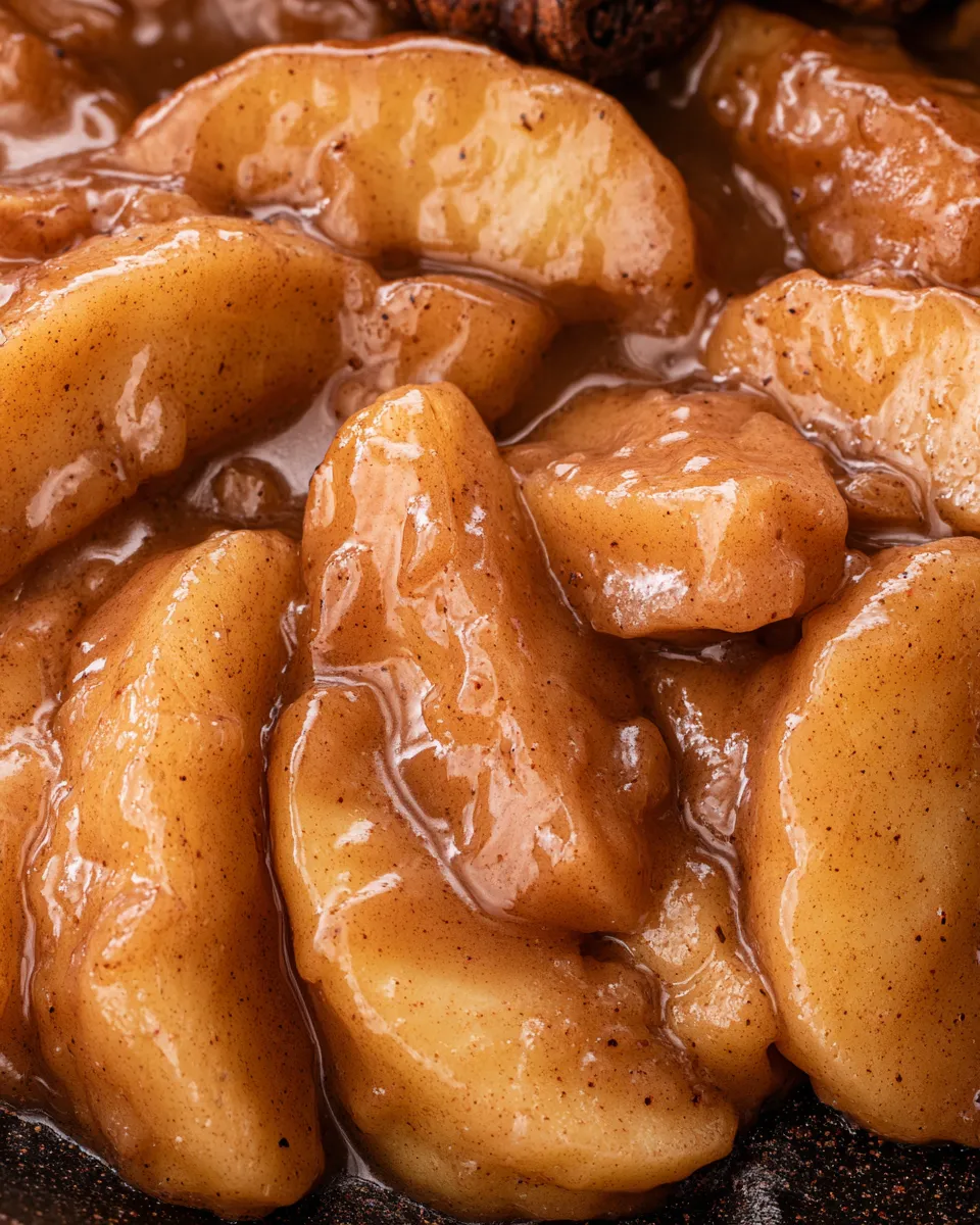 Delicious Cracker Barrel Fried Apples in a Bowl