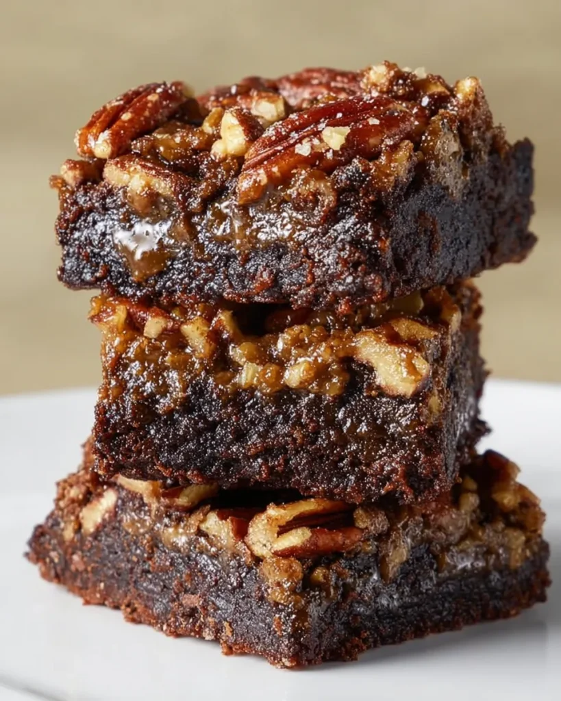 Pecan Pie Brownies - Decadent Dessert Delight